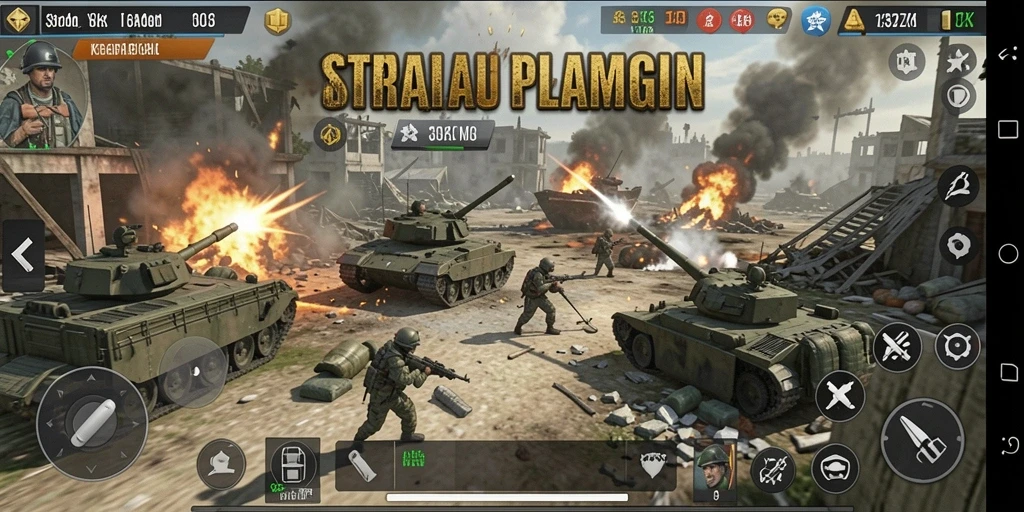 Gameplay mendebarkan di 33ZK dengan strategi perang yang mendalam.