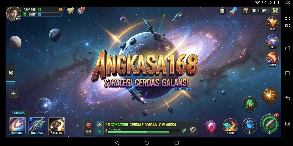 Tampilan gameplay strategis yang mengasyikkan di ANGKASA168.
