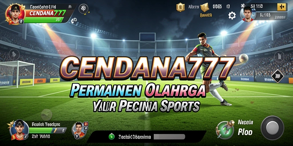 Screenshot gameplay CENDANA777 menampilkan aksi seru dalam permainan olahraga.