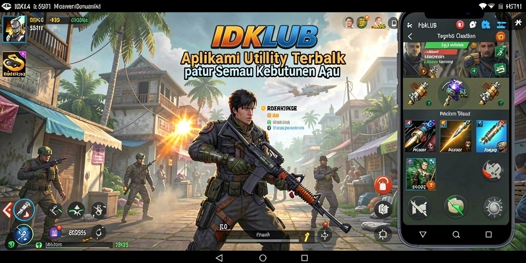 Tampilan antarmuka IDKLUB yang memudahkan pengelolaan tugas.