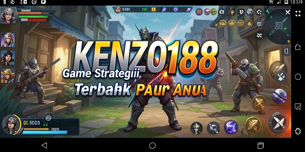 Tampilan gameplay KENZO188 yang memukau dan strategis.