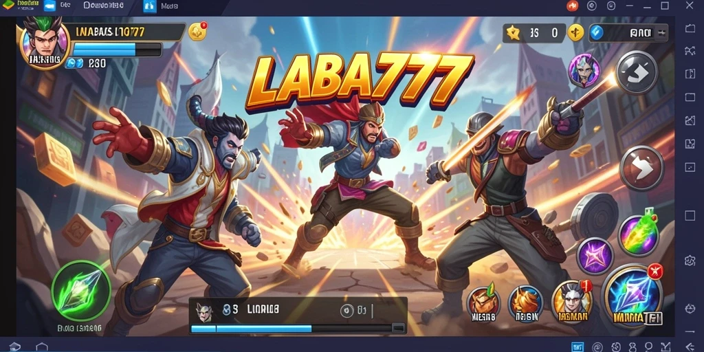 Screenshot LABA777 menampilkan aksi pertempuran yang mendebarkan.
