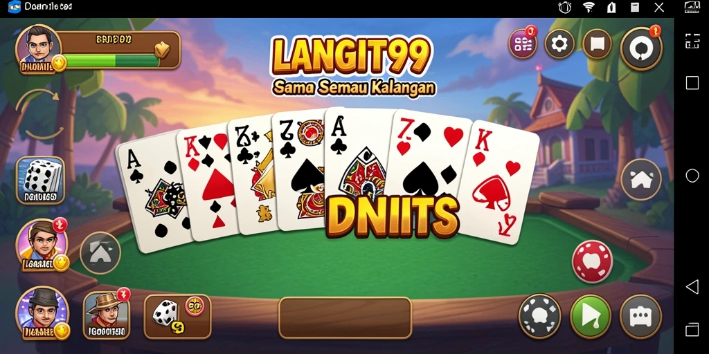 Tampilan gameplay LANGIT99 yang menarik dan seru.