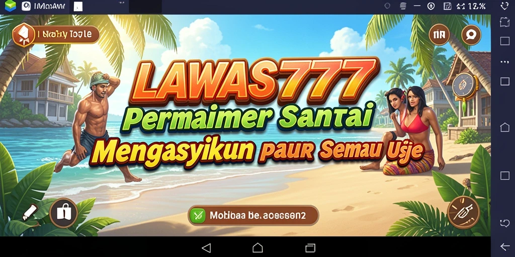 Tampilan gameplay LAWAS777 yang menyenangkan dan berwarna-warni.