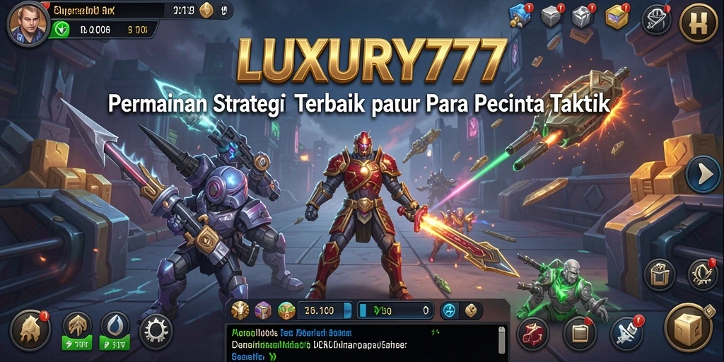 Tampilan gameplay menarik dari strategi permainan LUXURY777.