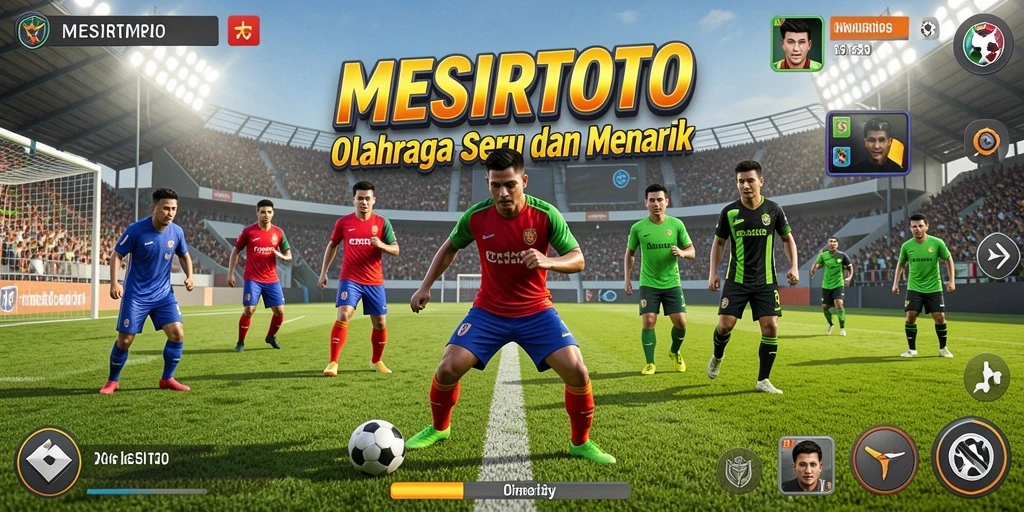 Tampilan gameplay seru dalam <strong>MESIRTOTO</strong> menciptakan pengalaman olahraga yang nyata.
