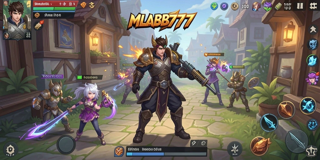 Screenshot gameplay MLBB777 menampilkan kreativitas dalam simulasi.