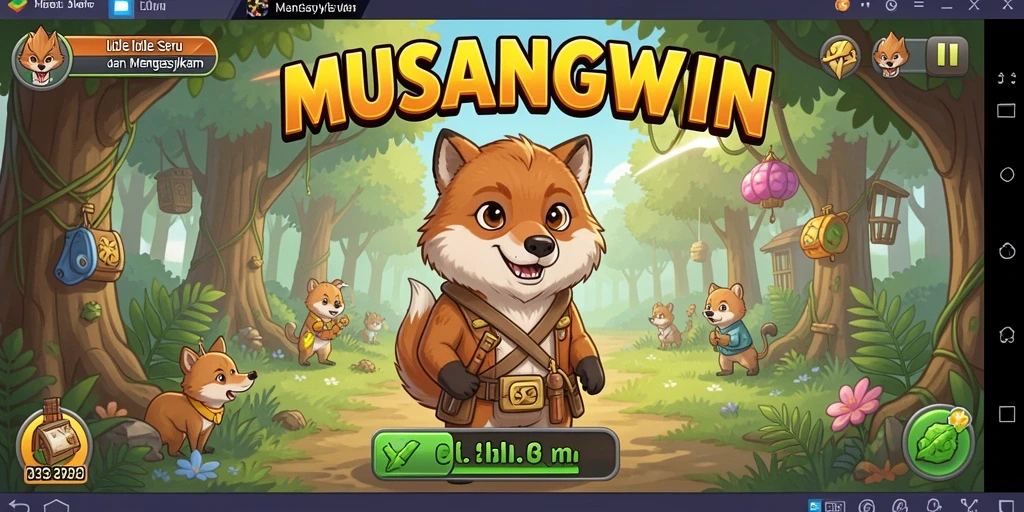Tampilan menarik dari gameplay MUSANGWIN yang mengasyikkan.