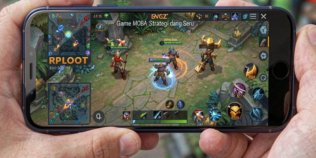Tampilan gameplay seru dan karakter unik dalam RPLOOT.