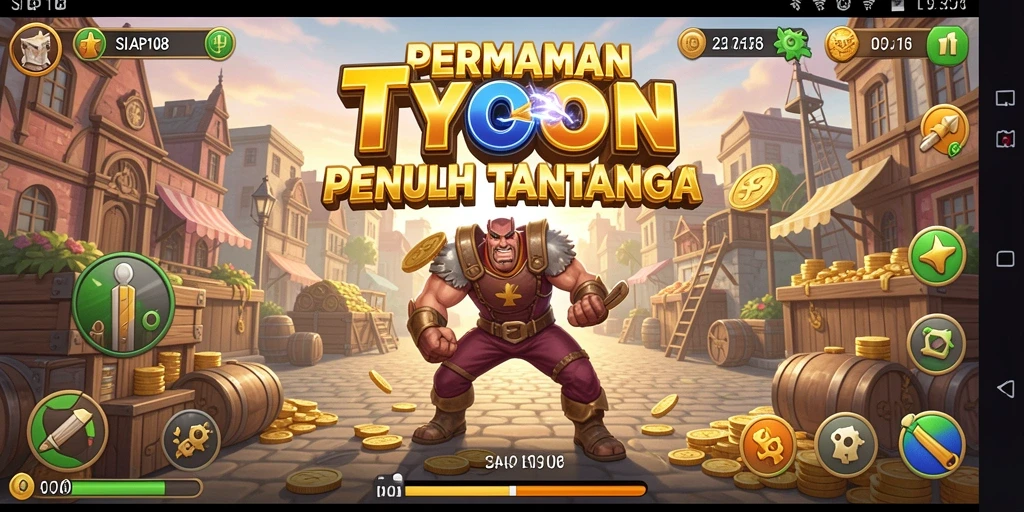 Gameplay SIAP108 menampilkan pengelolaan bisnis yang mendalam dan menarik.