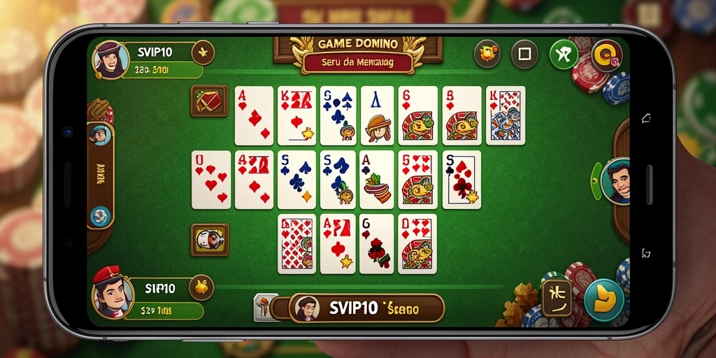 Tampilan gameplay seru dari SVIP10 dengan aksi domino yang menegangkan.
