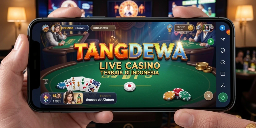 Tampilan gameplay Live Casino yang interaktif dan menyenangkan di TANGANDEWA.