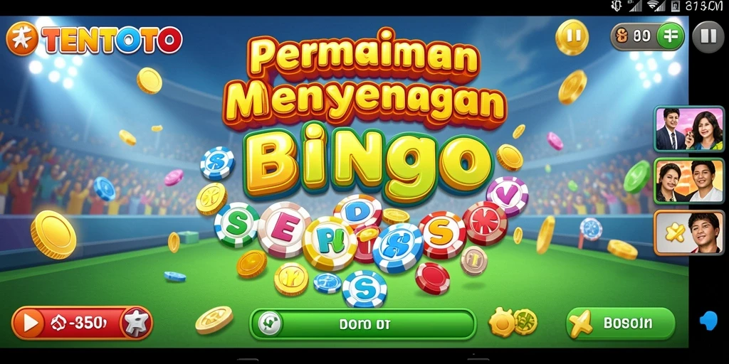 Tangkapan layar menunjukkan gameplay seru Bingo di TENTOTO.
